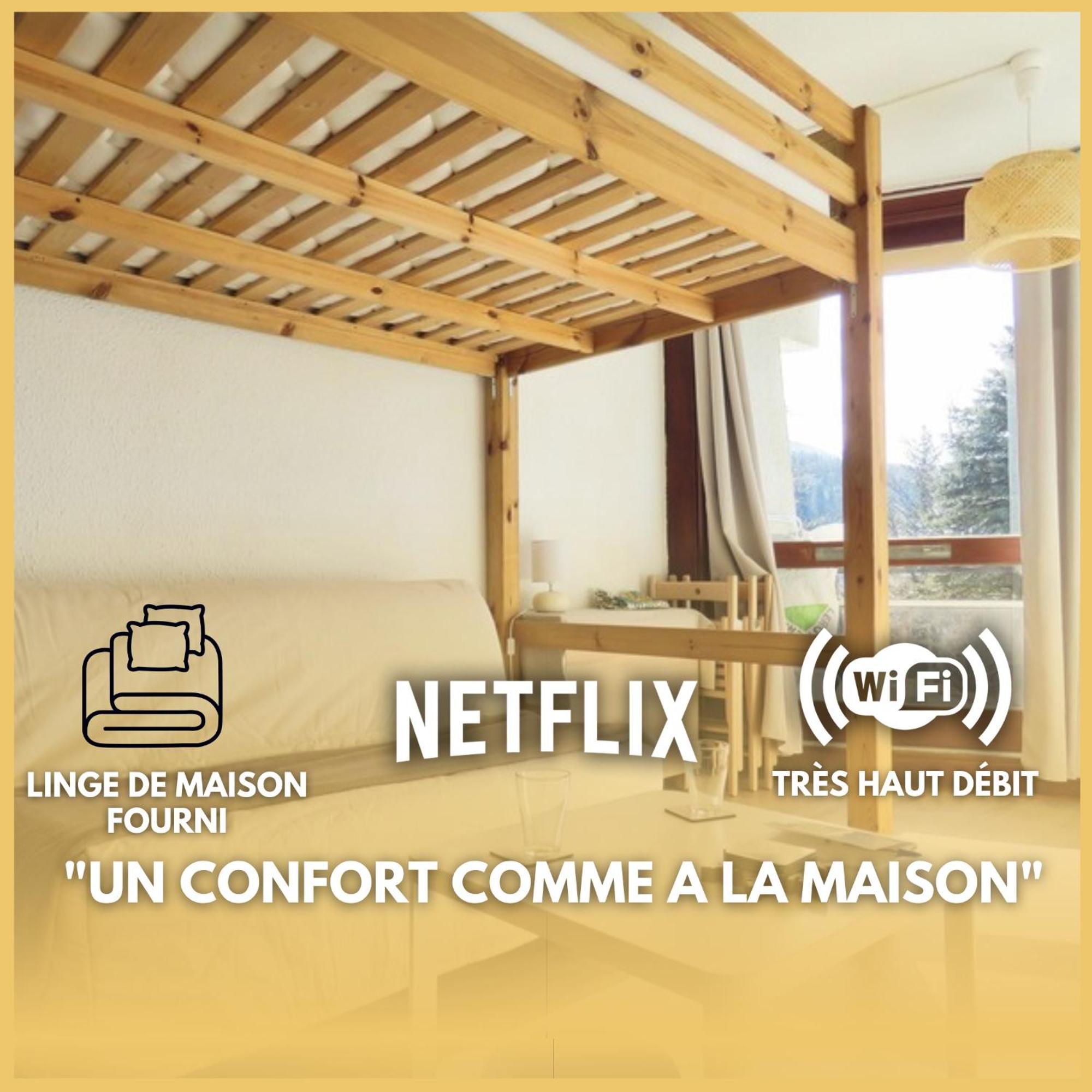 Studio Au Pied Des Piste Avec Linge De Maison Fourni - Cote 2000 Виллар-де-Ланс Экстерьер фото
